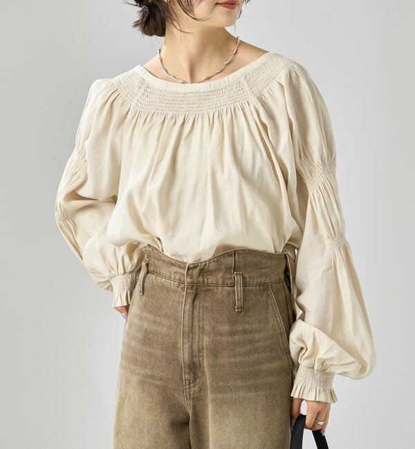  「ボウタイスキッパーブラウス」|シャツ・ブラウス|