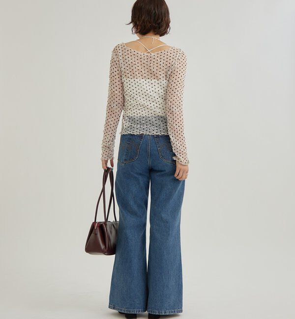  「ドットレースプルオーバー」|Tシャツ・カットソー|