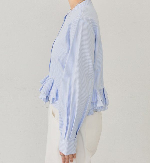  「ウェーブフリルブラウス」|シャツ・ブラウス|