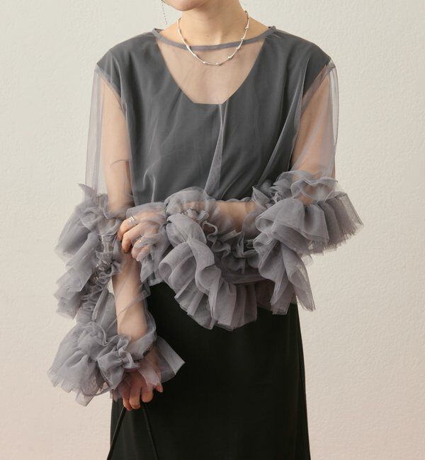  「【@____ri__125企画】ティアードフリルドレスSET」|ワンピース|