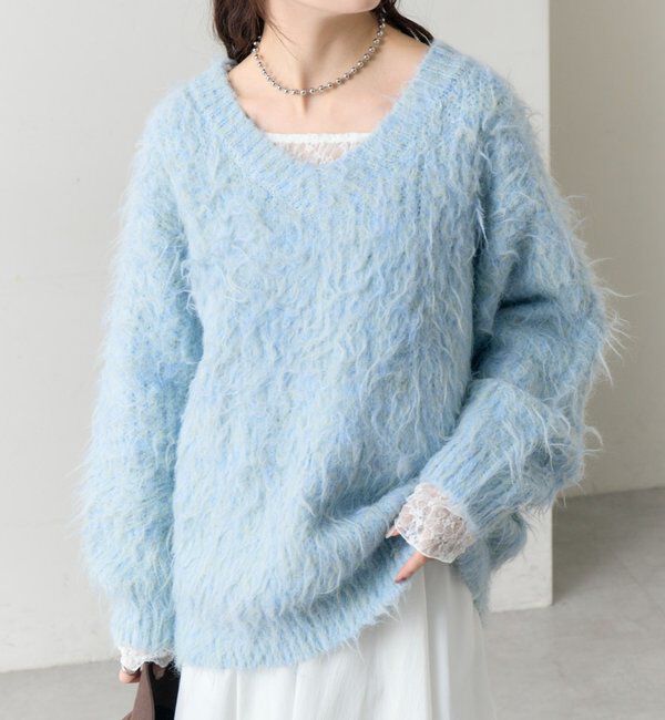  「ふわふわシャギーニット」|ニット・セーター|