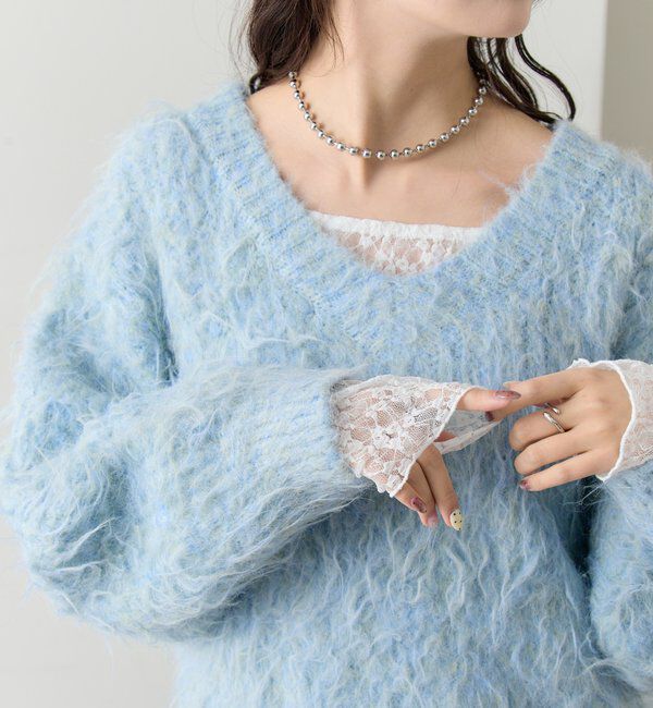  「ふわふわシャギーニット」|ニット・セーター|