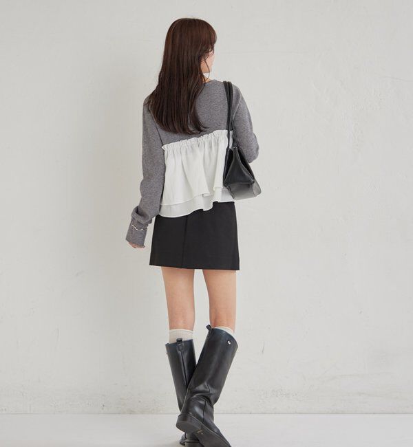  「ビスチェドッキングニット」|ニット・セーター|