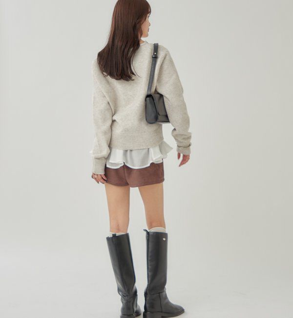  「ペプラムドッキングニット」|ニット・セーター|