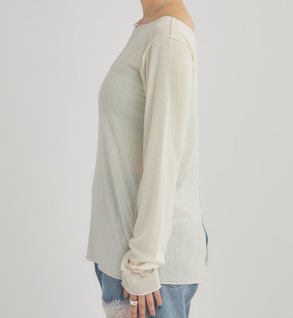  「2wayシアーロンT」|Tシャツ・カットソー|