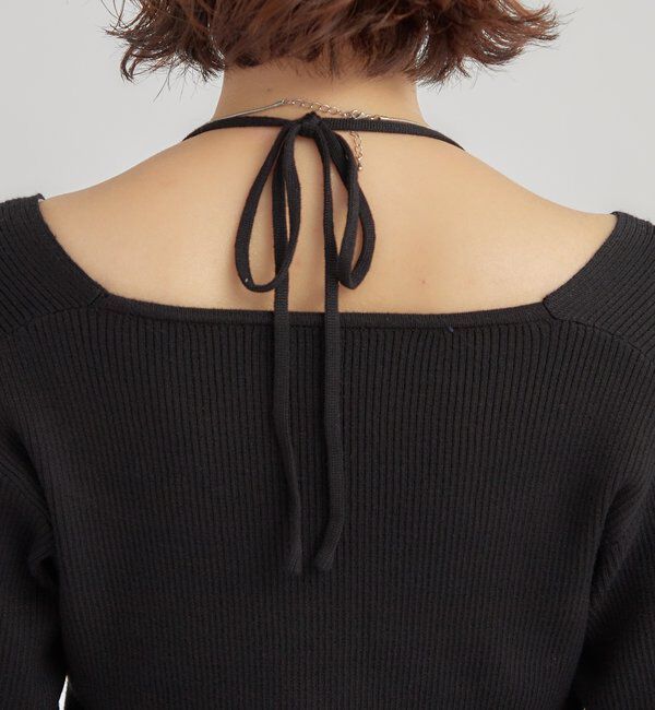  「ペプラムレイヤードニット」|ニット・セーター|