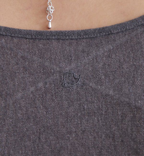  「プレート付きクルーシアーロンT」|Tシャツ・カットソー|