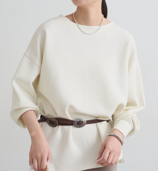  「ポンチプルオーバー」|Tシャツ・カットソー|アイボリー