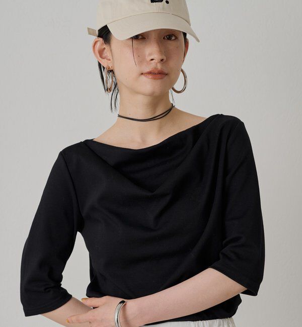  「ドレープカットソー」|Tシャツ・カットソー|