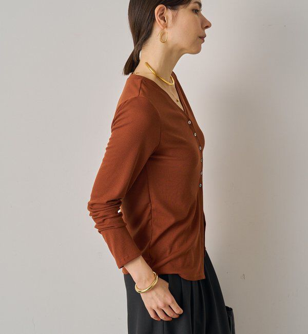  「チャームVカットカーデ」|Tシャツ・カットソー|