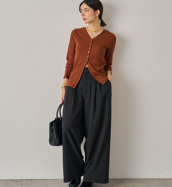  「チャームVカットカーデ」|Tシャツ・カットソー|