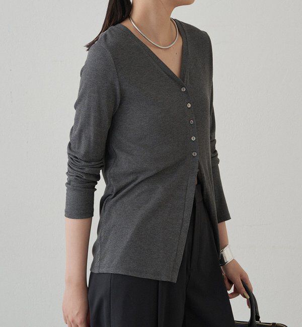  「チャームVカットカーデ」|Tシャツ・カットソー|