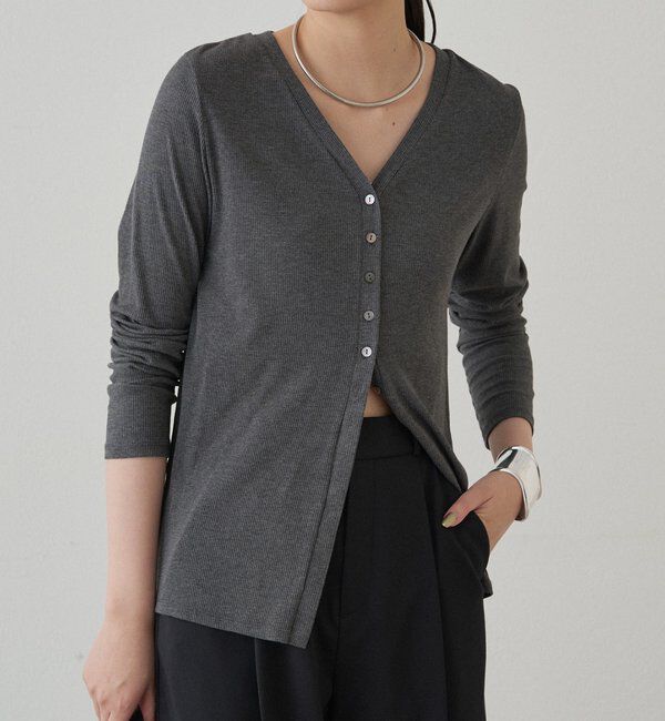  「チャームVカットカーデ」|Tシャツ・カットソー|