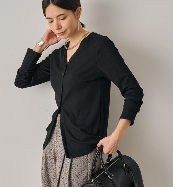  「チャームVカットカーデ」|Tシャツ・カットソー|