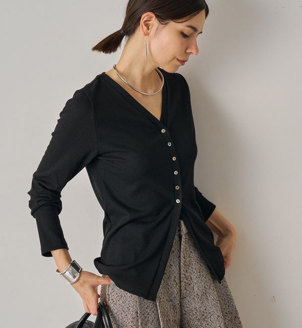  「チャームVカットカーデ」|Tシャツ・カットソー|