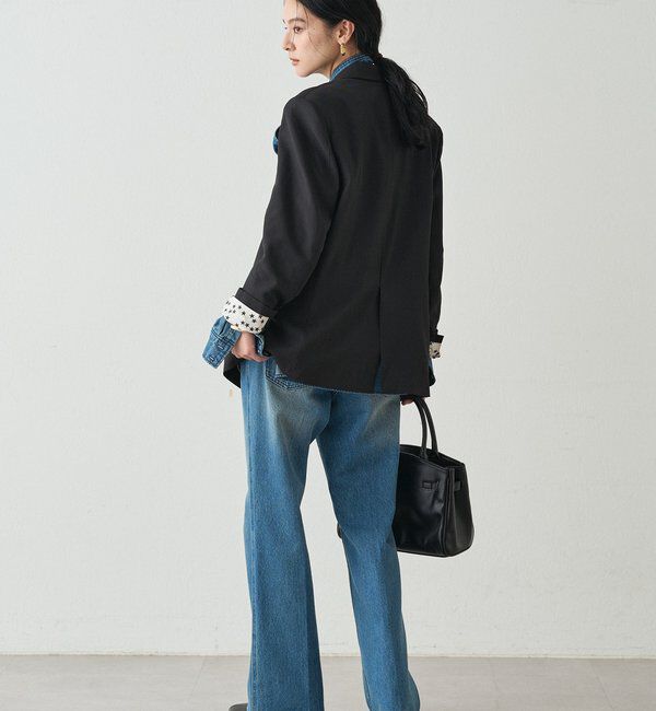  「デニムボウタイブラウス」|シャツ・ブラウス|