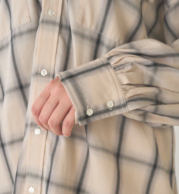  「オンブレチェックシャツ」|シャツ・ブラウス|