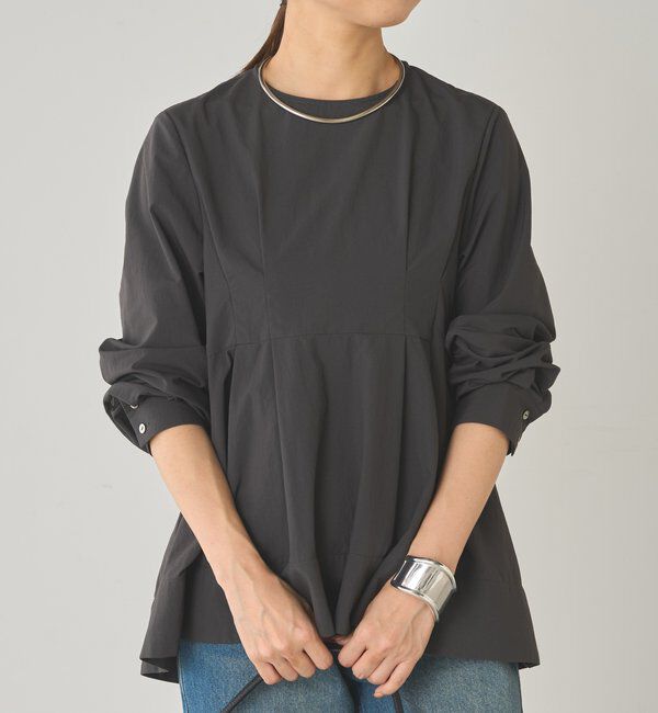  「Aラインペプラムブラウス」|シャツ・ブラウス|