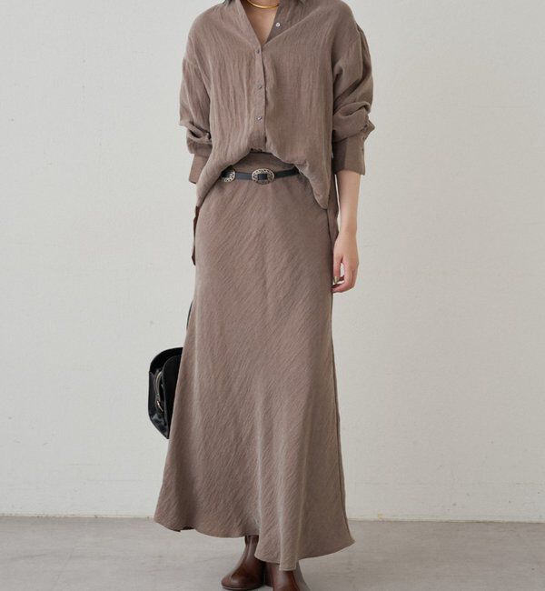  「とろみフレアスカート」|スカート|