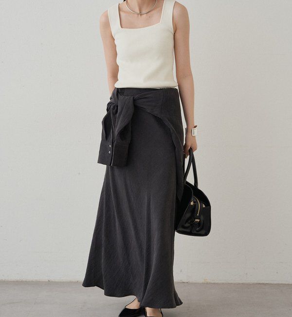  「とろみフレアスカート」|スカート|