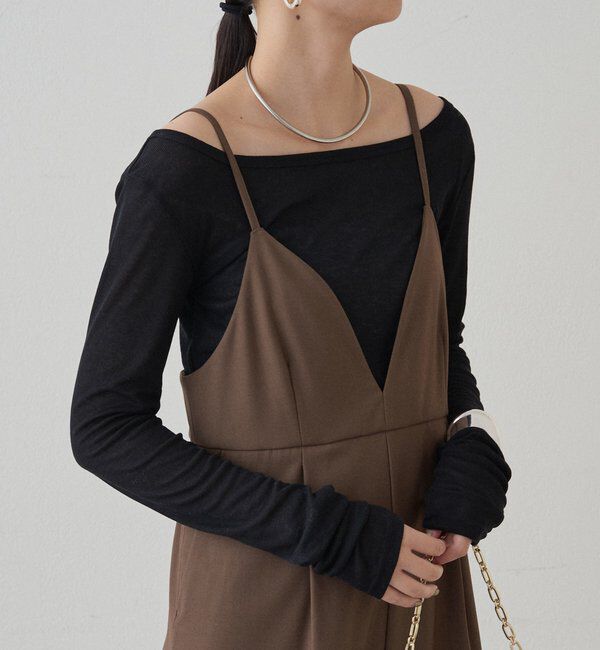  「ラウンドシアーカットソー」|Tシャツ・カットソー|ブラック