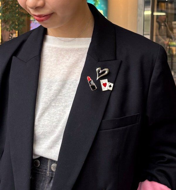  「【@iristagramuuコラボ !/GALENA/ガレナ】ハートブローチ」|リング|