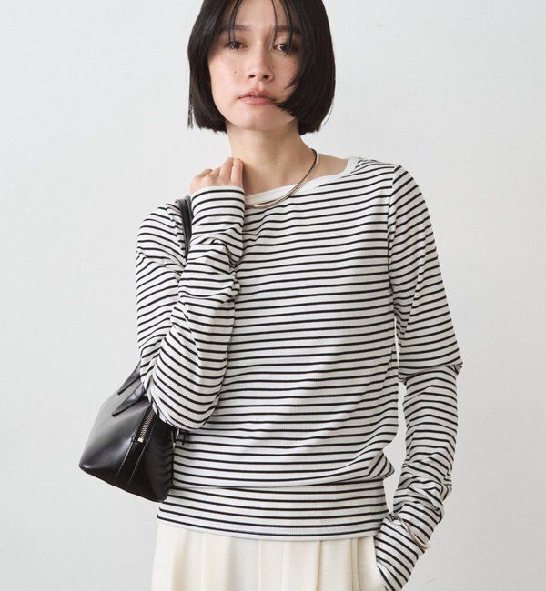  「BASICテレコロンT」|Tシャツ・カットソー|ブラックその他1