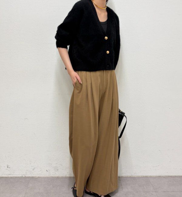  「シャギーショートニットカーディガン」|ニット・セーター|