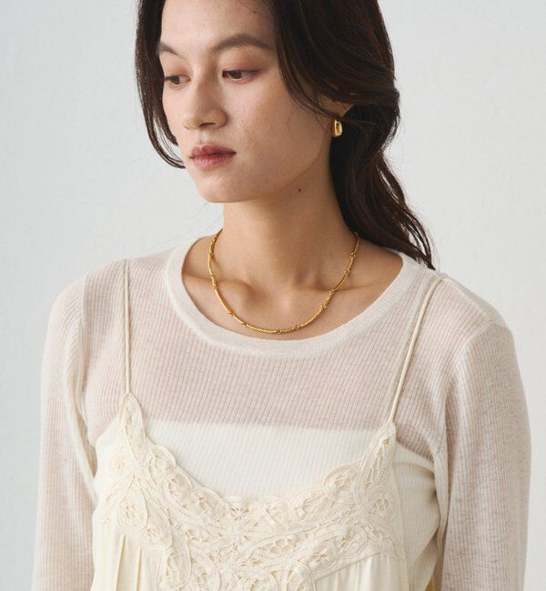  「レースサテンキャミオールインワン」|ワンピース|