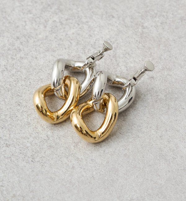  「【GALENA/ガレナ】コンビチェーンイヤリング」|リング|