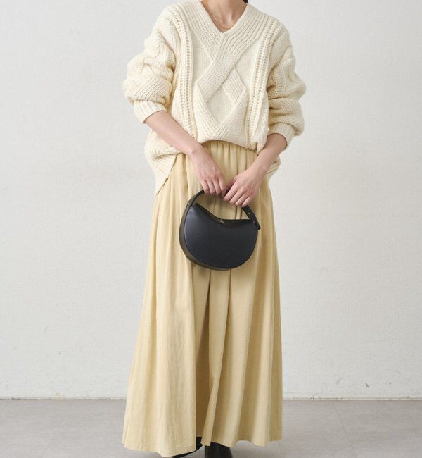  「ケーブルVニット」|ニット・セーター|