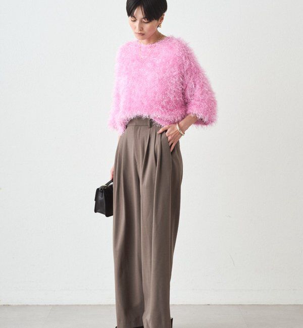  「TR3タックワイドパンツ」|チノ|