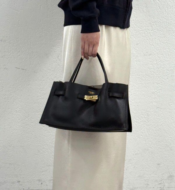  「VIOLA TREROソフトレザーBAG」|トートバッグ|ブラック