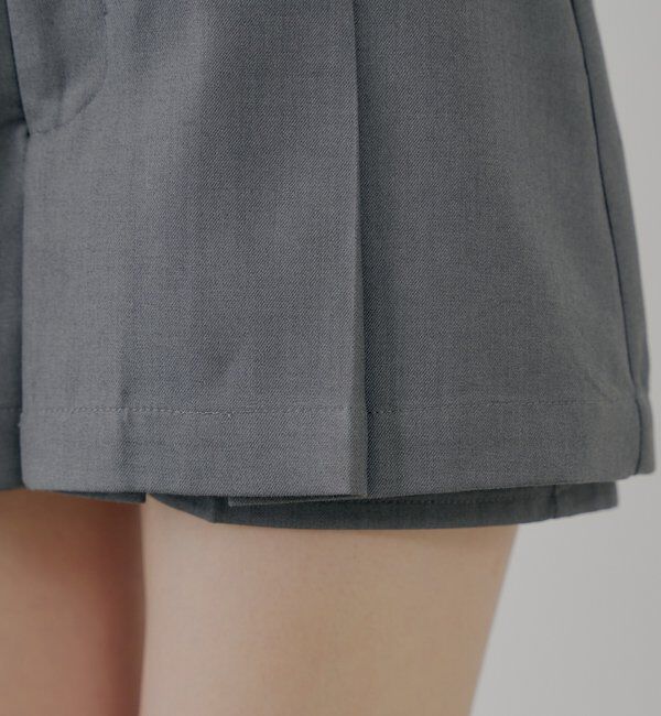  「ボックスプリーツレイヤードスカパン」|スカート|