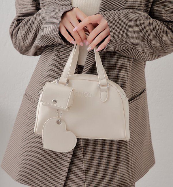  「【REVIVAL/WEB限定】チャーム付ミニボストンバッグ」|ボストンバッグ|