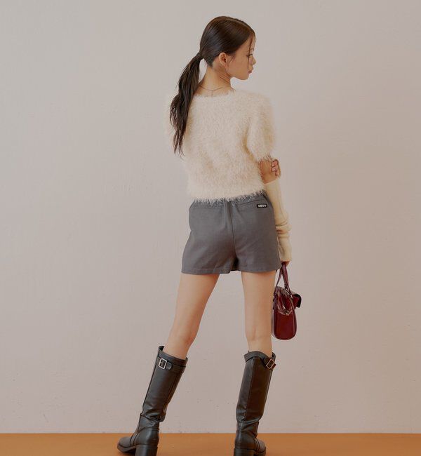  「フロントタックショートパンツ」|チノ|