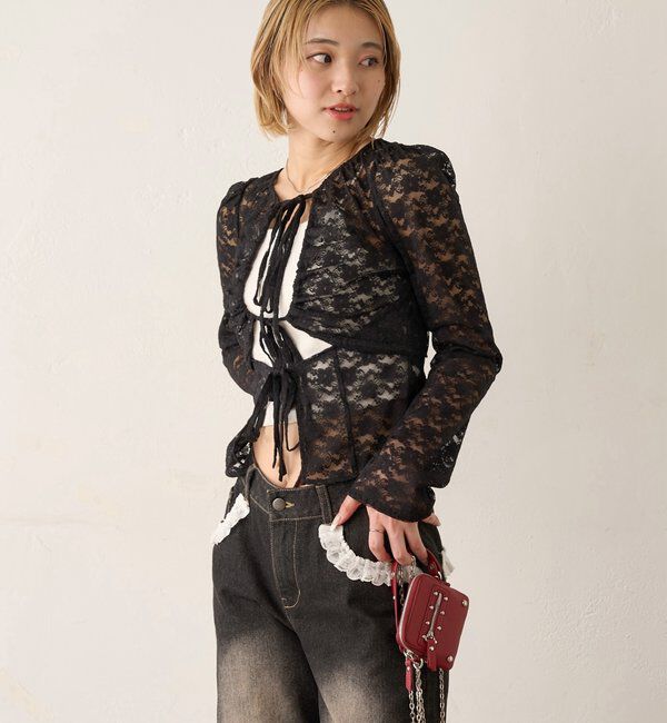  「ASSORTED GATHERED COIL DESIGN SHIRT」|シャツ・ブラウス|