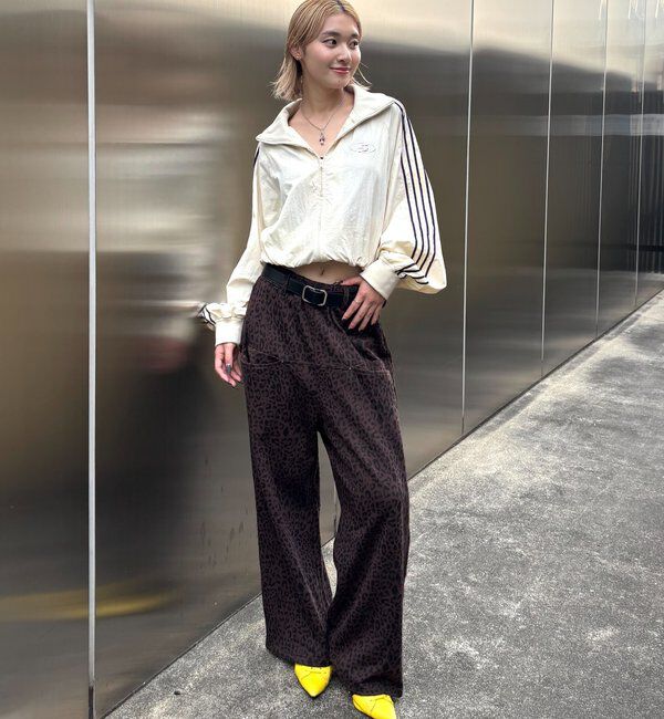  「【低身長・高身長対応】SLASH POCKET SWEAT EASY PANTS」|チノ|