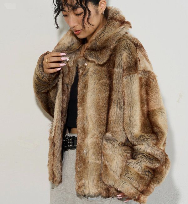  「【2サイズ展開】FAUX JACKET/ファージャケット」|その他|