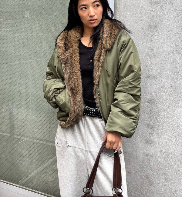  「【お気に入りNO.1】2WAY REVERSIBLE FUR BLOUSON 」|ブルゾン・スタジャン|