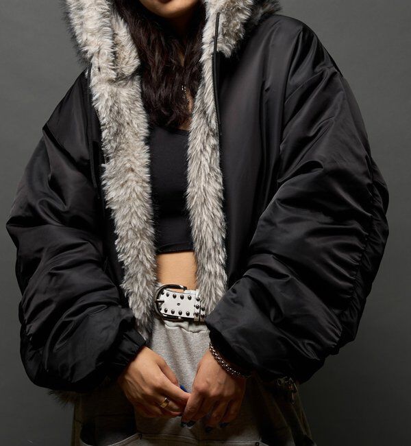  「【お気に入りNO.1】2WAY REVERSIBLE FUR BLOUSON 」|ブルゾン・スタジャン|