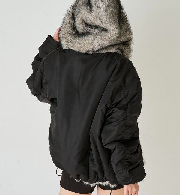  「【お気に入りNO.1】2WAY REVERSIBLE FUR BLOUSON 」|ブルゾン・スタジャン|
