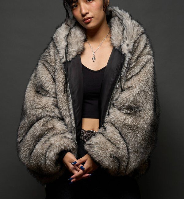  「【お気に入りNO.1】2WAY REVERSIBLE FUR BLOUSON 」|ブルゾン・スタジャン|