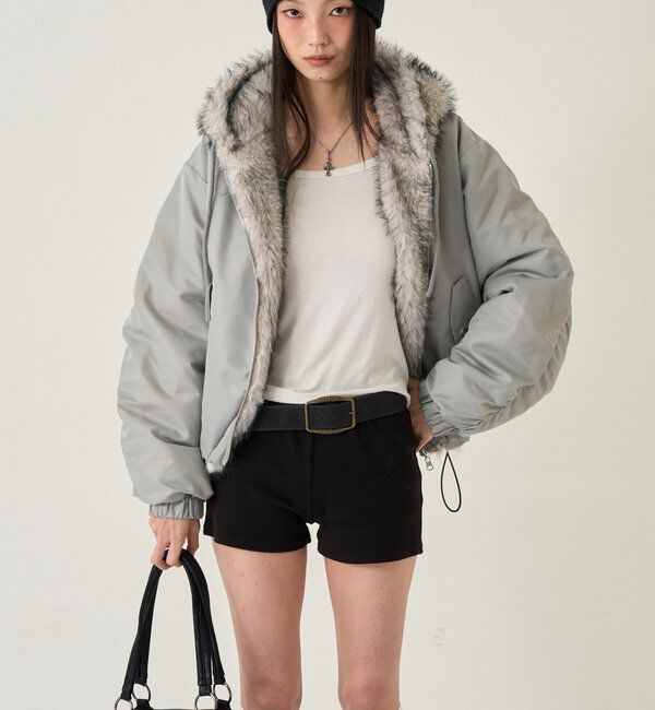  「【お気に入りNO.1】2WAY REVERSIBLE FUR BLOUSON 」|ブルゾン・スタジャン|