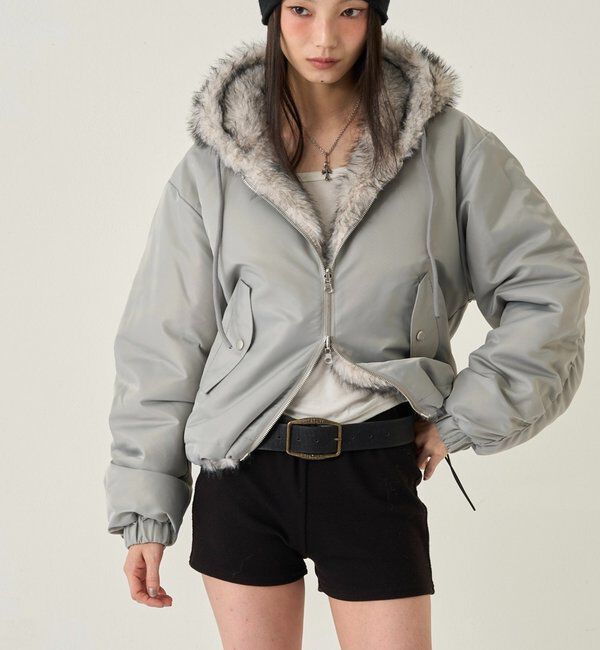  「【お気に入りNO.1】2WAY REVERSIBLE FUR BLOUSON 」|ブルゾン・スタジャン|