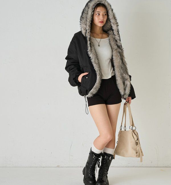  「【お気に入りNO.1】2WAY REVERSIBLE FUR BLOUSON 」|ブルゾン・スタジャン|