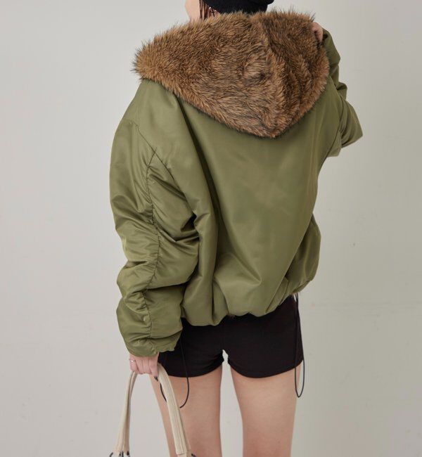  「【お気に入りNO.1】2WAY REVERSIBLE FUR BLOUSON 」|ブルゾン・スタジャン|