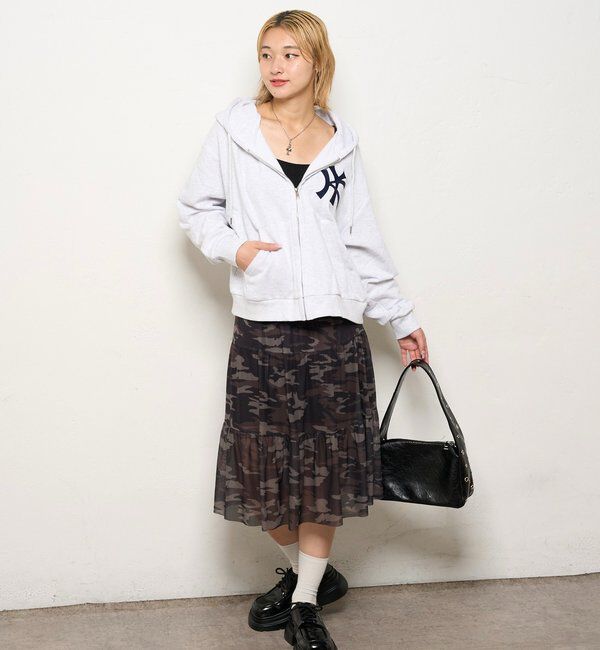  「【KOOKY'N/クーキー】KY LOGOZIPHOODIE」|パーカー|