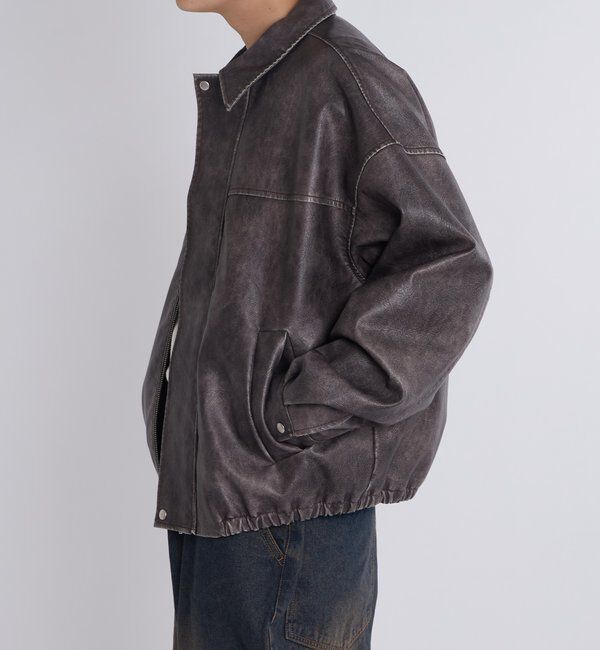  「VINTAGE-LIKE SOUTIEN COLLAR BLOUSON」|ブルゾン・スタジャン|