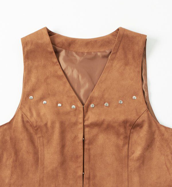  「フェイクスウェードコンパクトジレ」|シャツ・ブラウス|